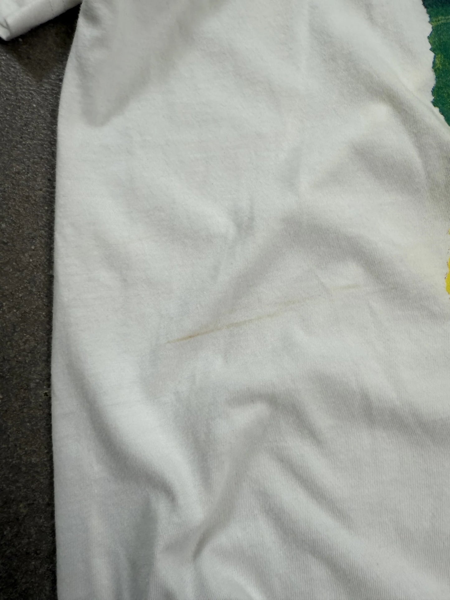 T-Shirt Vintage Valentino Sport Golf Wear 80s 90s Ellesse Off-White | Taglia XL