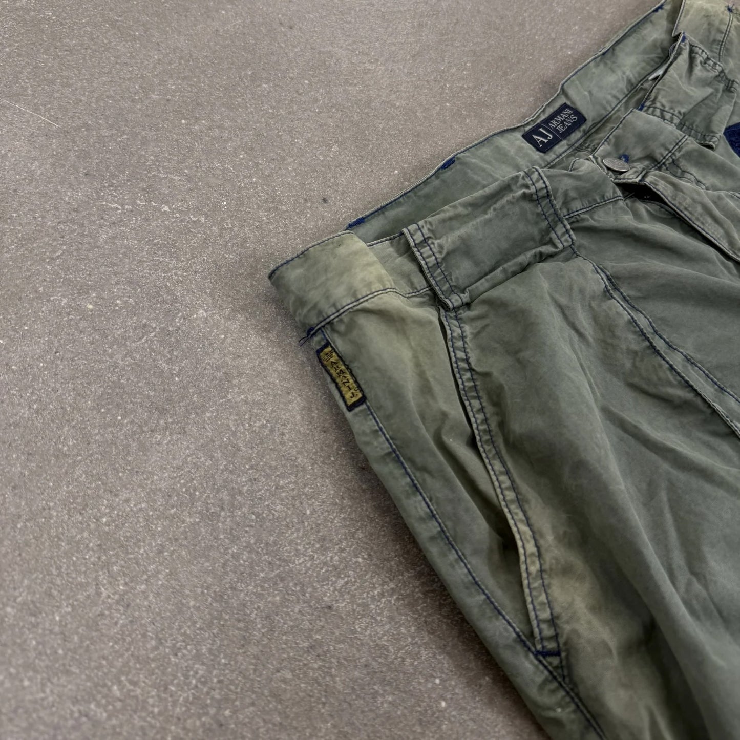 1990's pantaloni cargo d'archivio Armani Jeans - Size 52IT