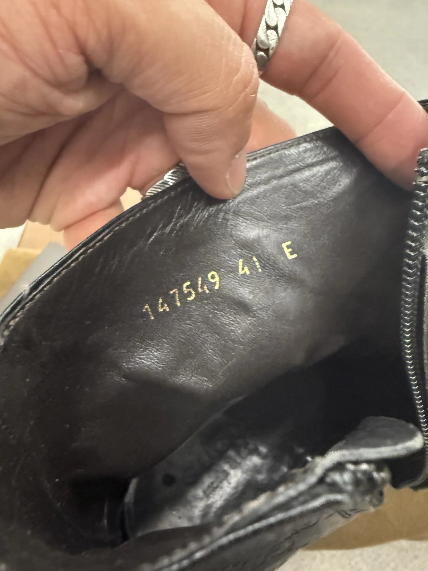 2004 Stivaletti Gucci Tom Ford era Guccissima Pelle Nera Zip - IT 41