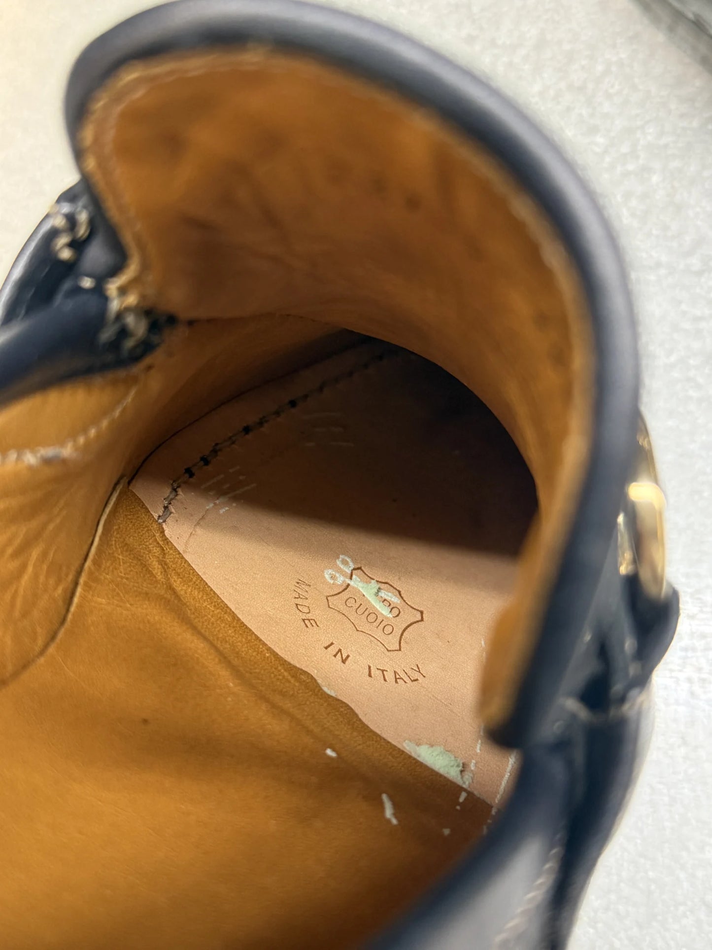 Mocassini Gucci Vintage 2008 Frida Giannini Guccissima Horsebit Pelle Nero | Taglia 39,5