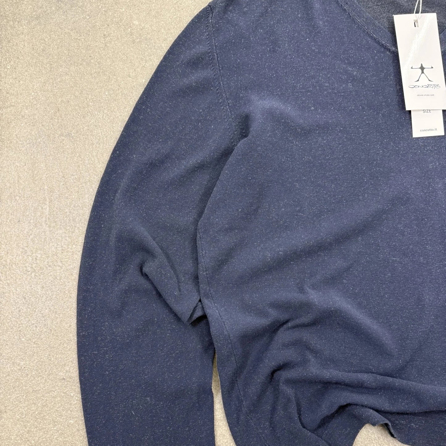 Maglioncino scollo a V d’Archivio Stone Island Vintage 2008 – Misto Lino e Nylon
