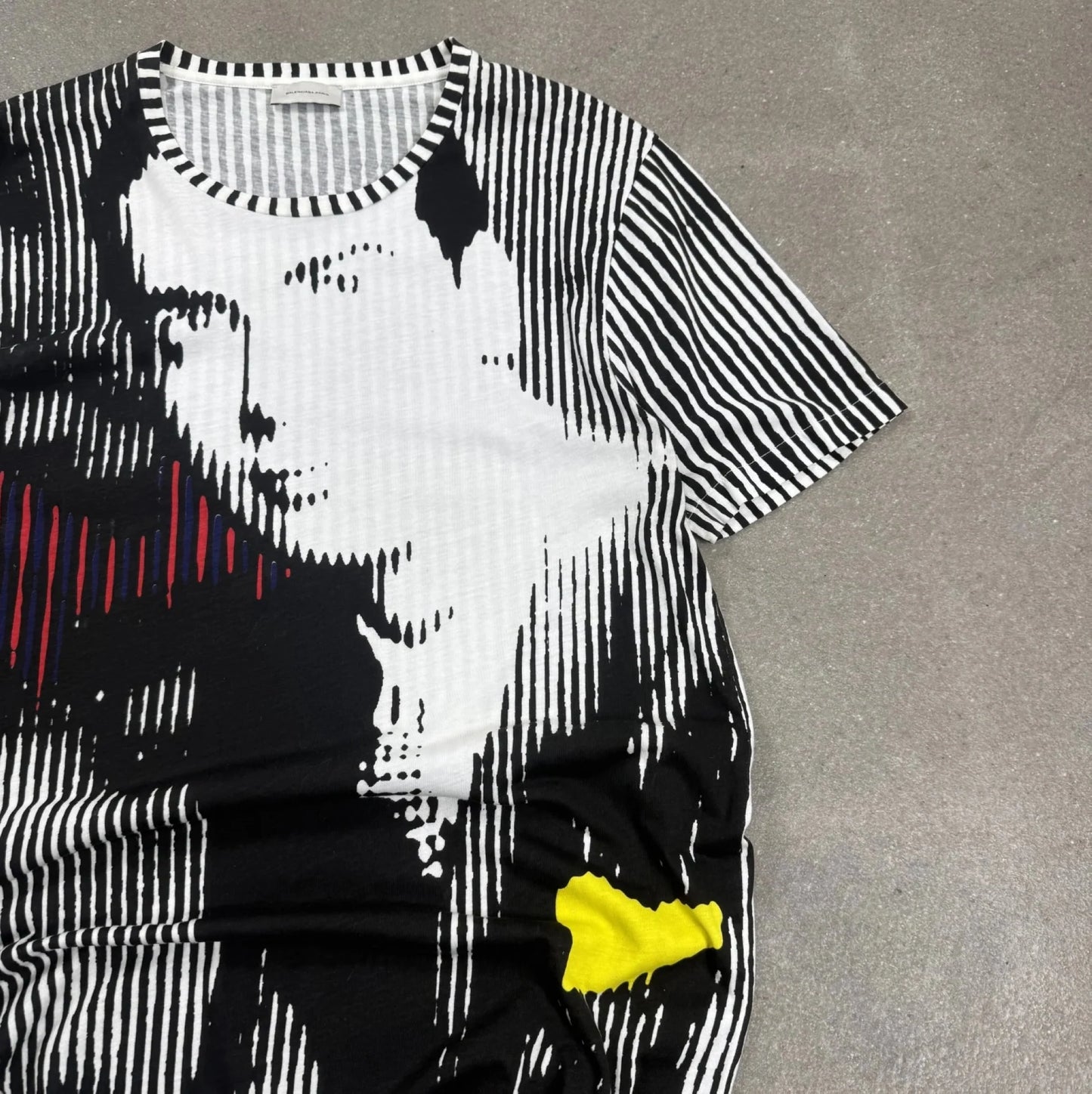 T-Shirt d'Archivio Balenciaga Vintage 2012 – Nicolas Ghesquière "Cristóbal Negative Portrait"