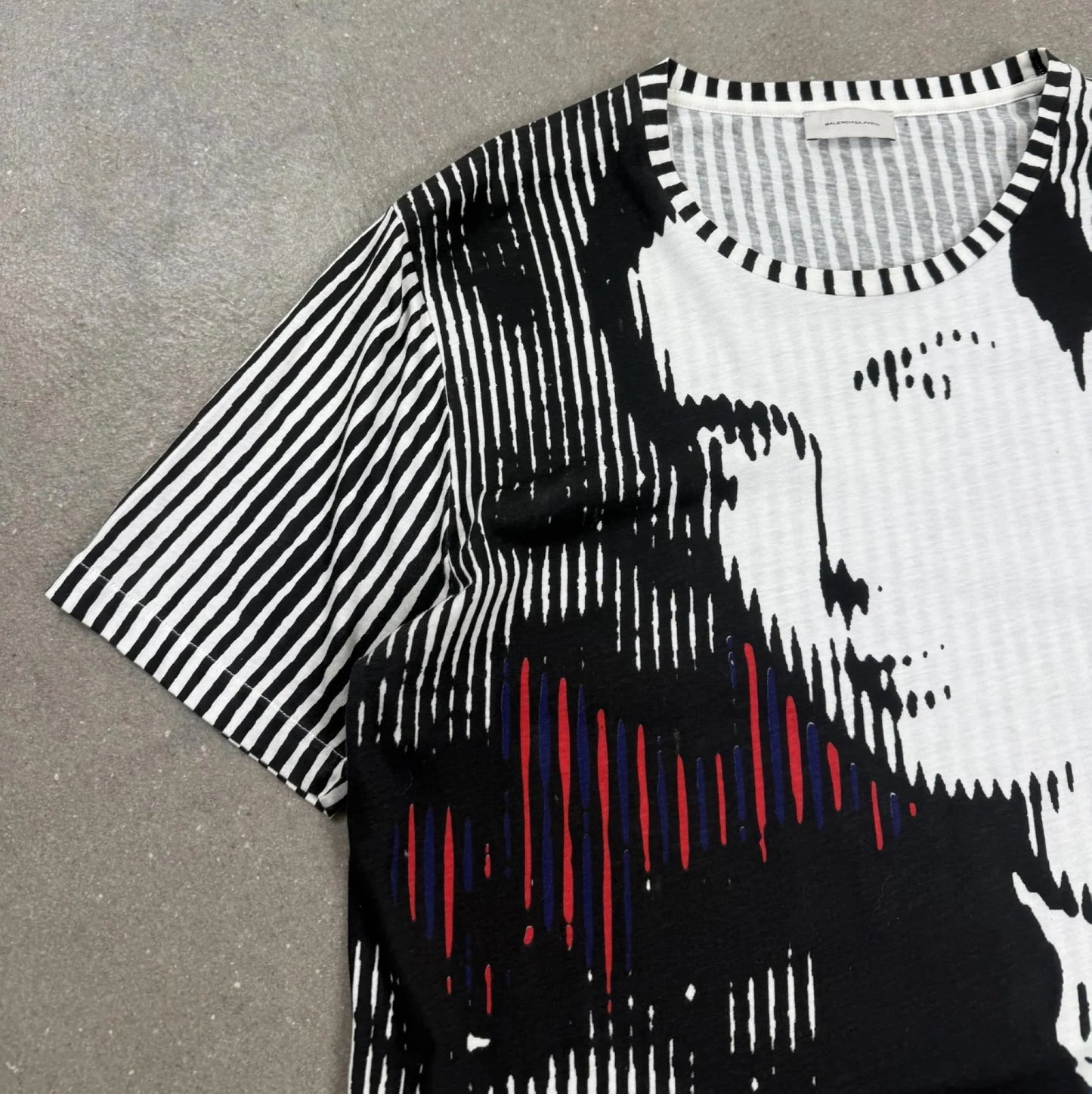 T-Shirt d'Archivio Balenciaga Vintage 2012 – Nicolas Ghesquière "Cristóbal Negative Portrait"