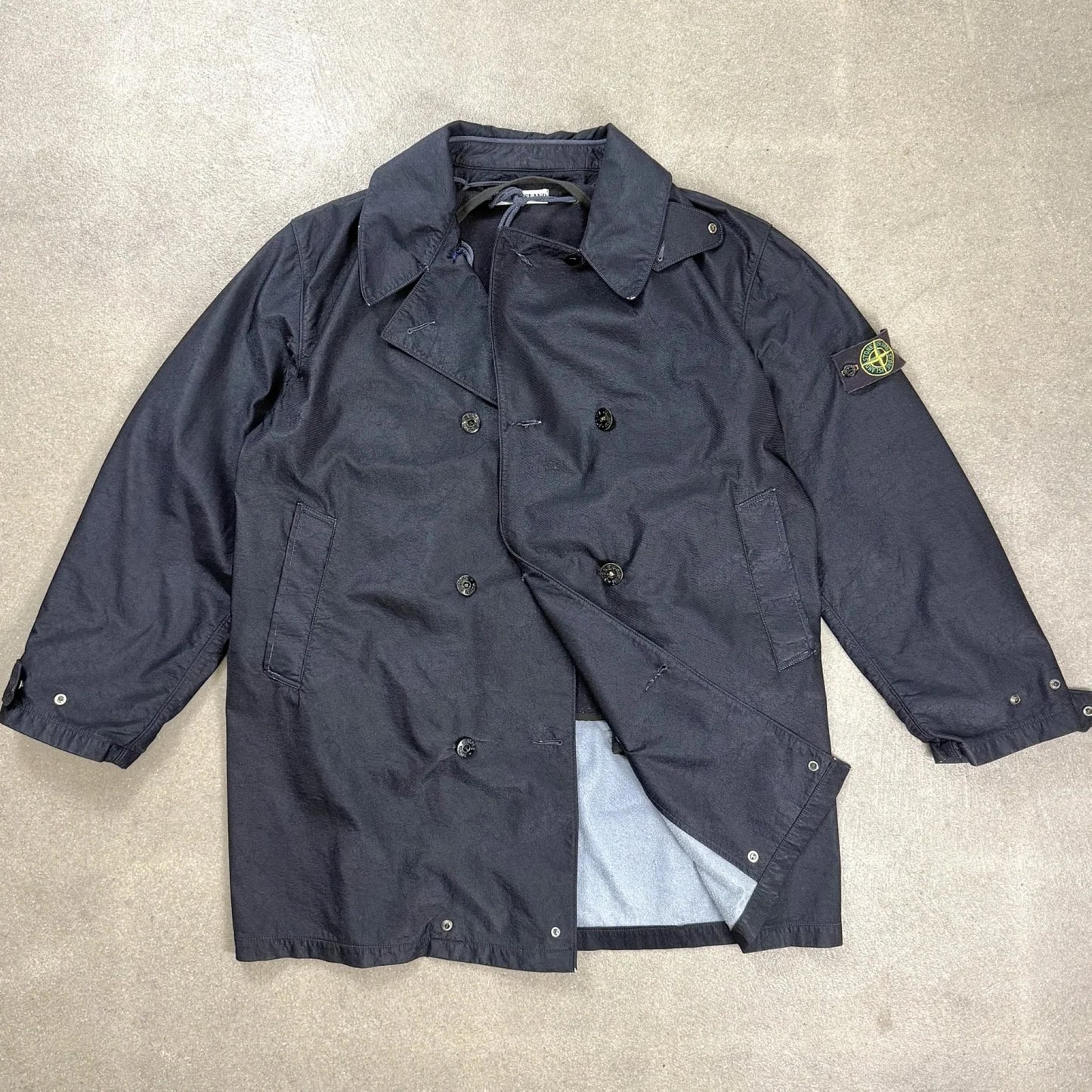 Stone Island Vintage Archive Coat AW 1999 Trench Jacket - ART. 31154433 - Size L