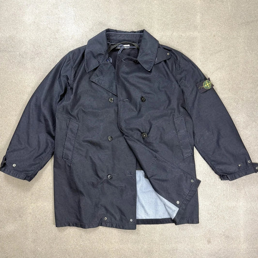 Stone Island Vintage Archive Coat AW 1999 Trench Jacket - ART. 31154433 - Size L