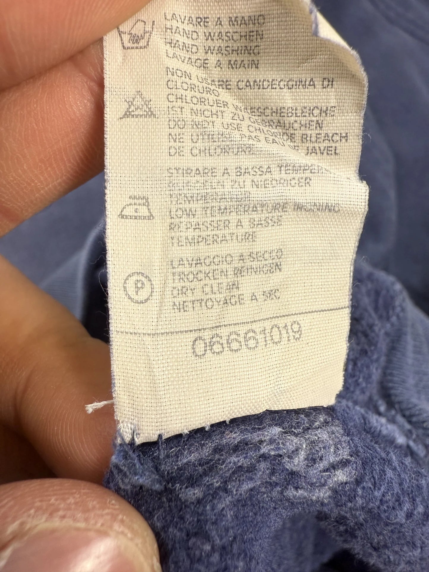 Felpa Stone Island Vintage AW 1988 Massimo Osti Mock Neck Blu | Taglia M