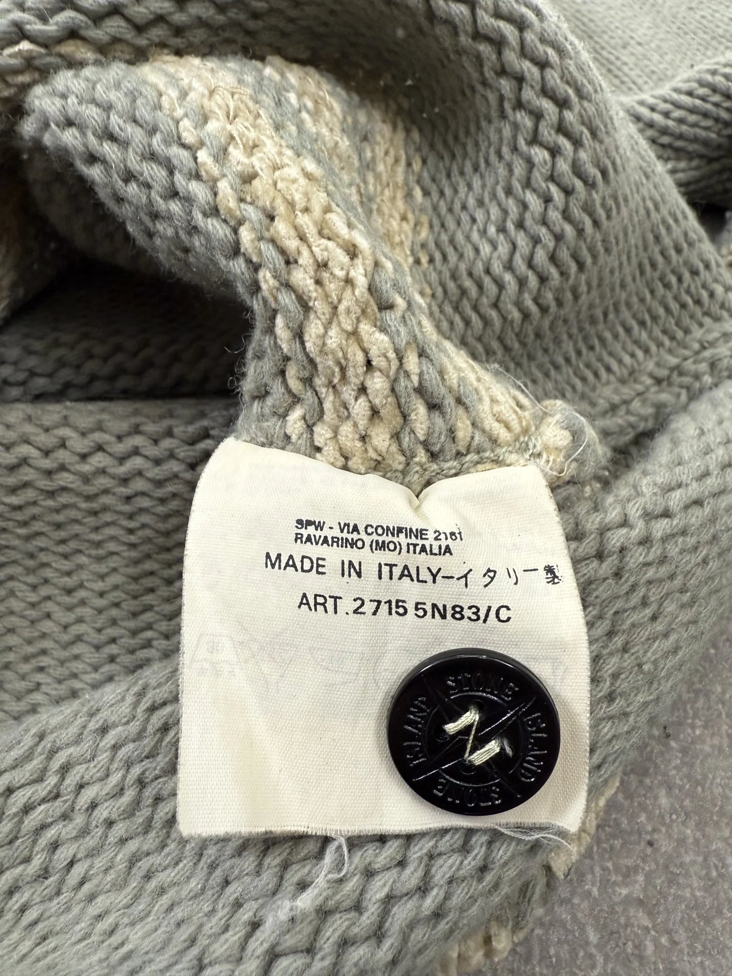 Maglione Stone Island Vintage AW 1997 Polo Knit Turquoise L | Archive