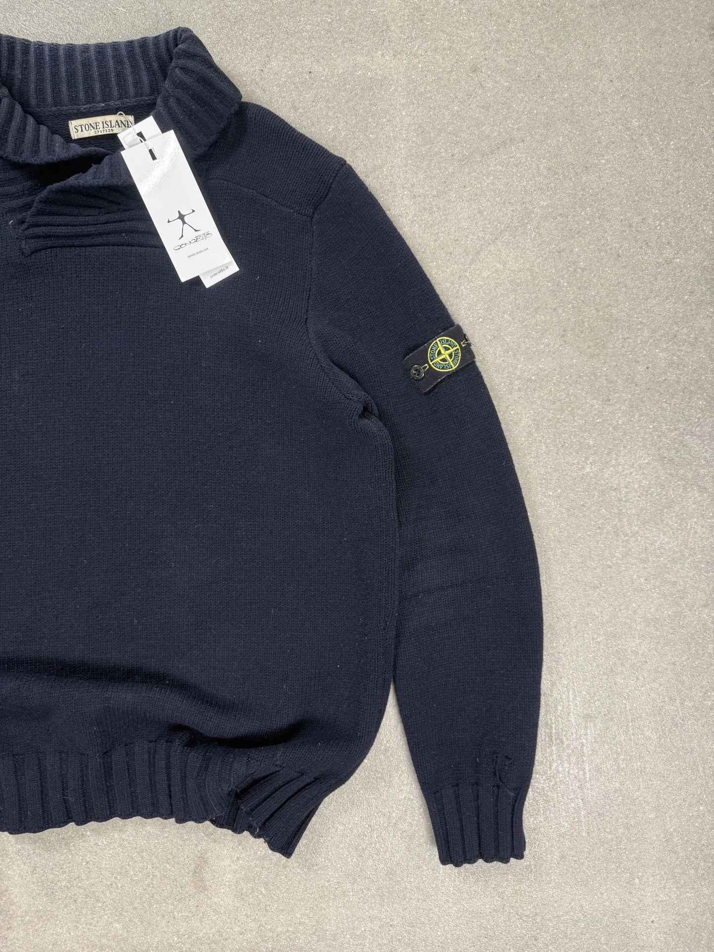 Maglione Stone Island AW 2011 Collo Alto Blu Notte ART. 5515583C2 | Taglia XXL