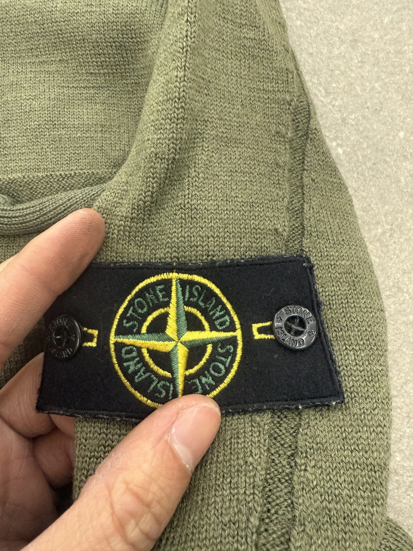 Maglione Stone Island AW 2015 Chest Pocket Crewneck Khaki XL | Certilogo