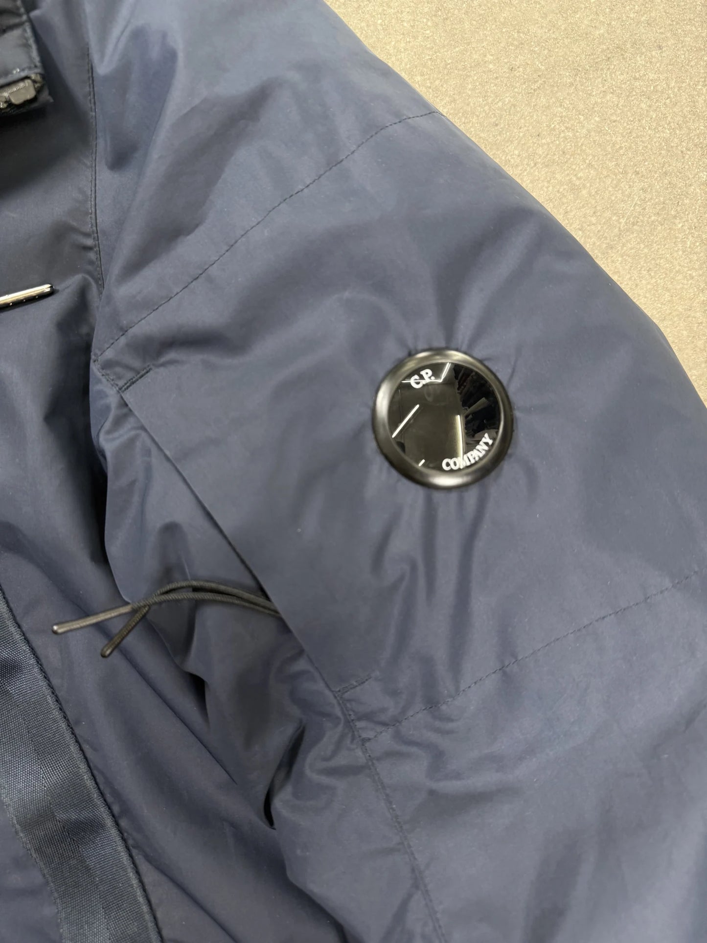 Giacca C.P. Company Micro-M Down Parka Lens Blu Notte 50 L | FW18