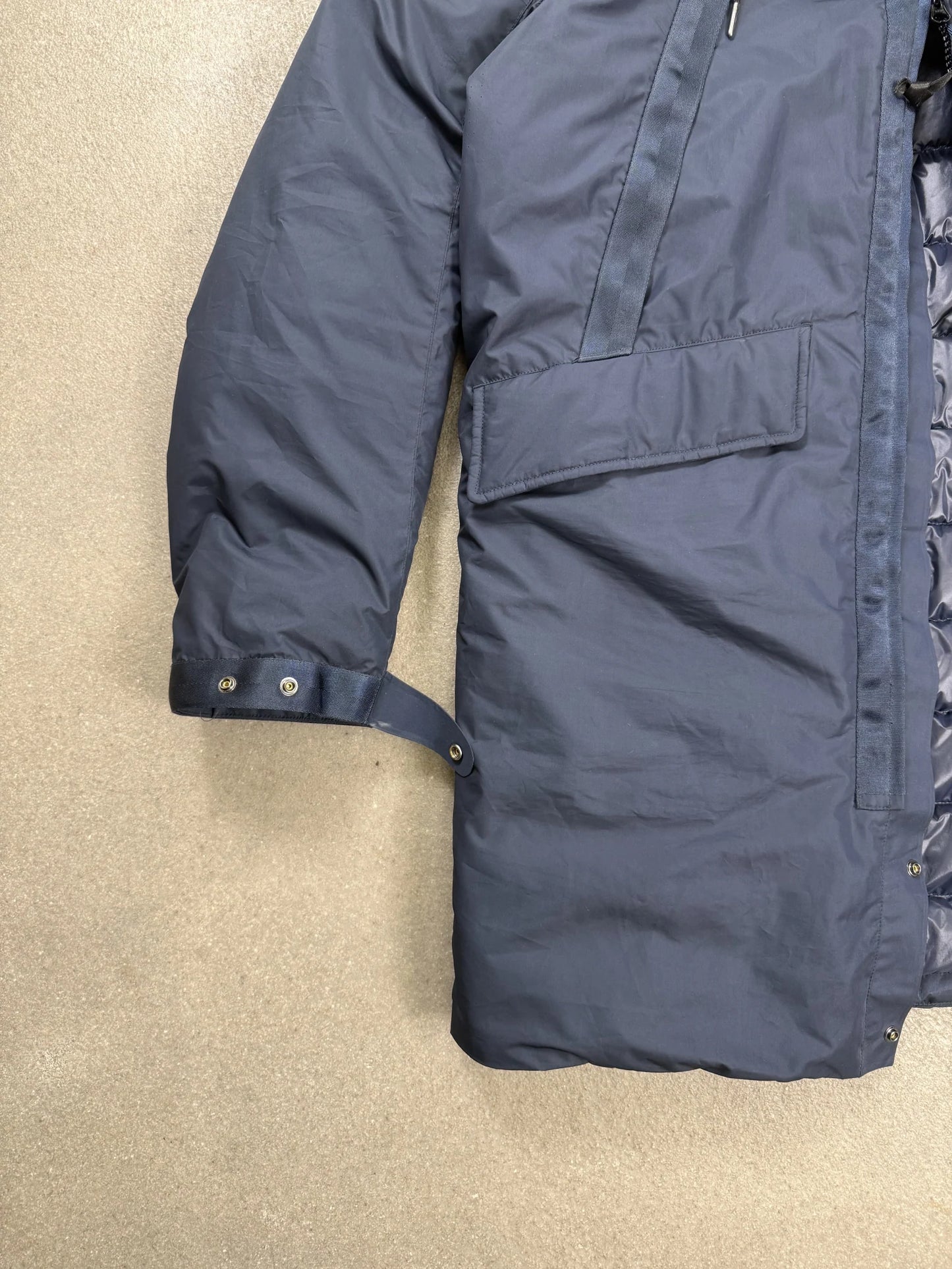 Giacca C.P. Company Micro-M Down Parka Lens Blu Notte 50 L | FW18
