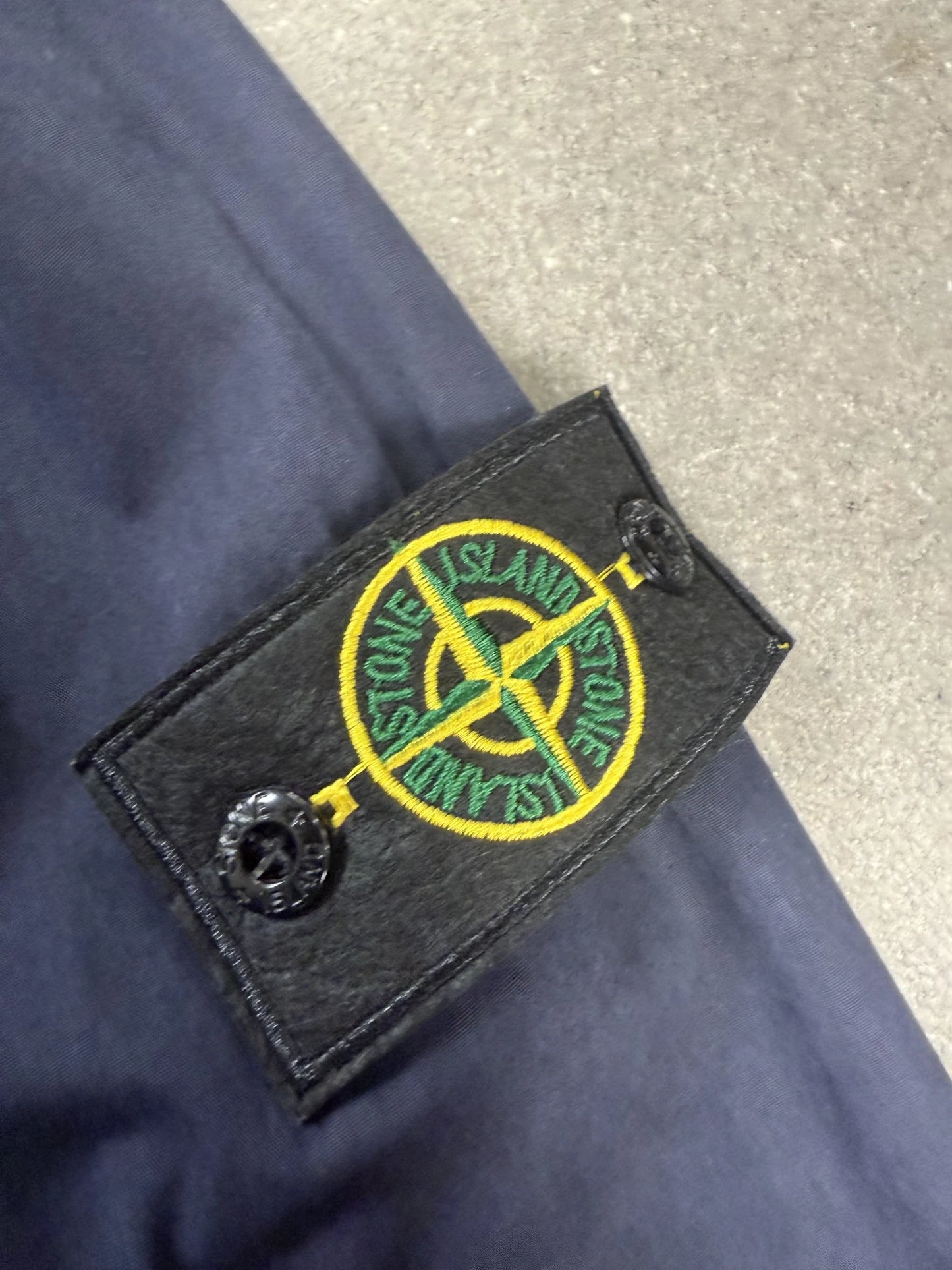 Giacca Stone Island Utility Field Jacket A/W 2019 Cotone Tinto in Capo Blu Notte Certilogo | Taglia XL
