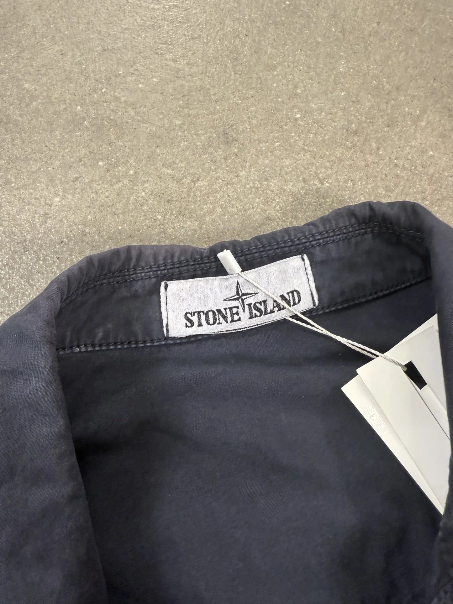 Giacca Stone Island Utility Field Jacket A/W 2019 Cotone Tinto in Capo Blu Notte Certilogo | Taglia XL
