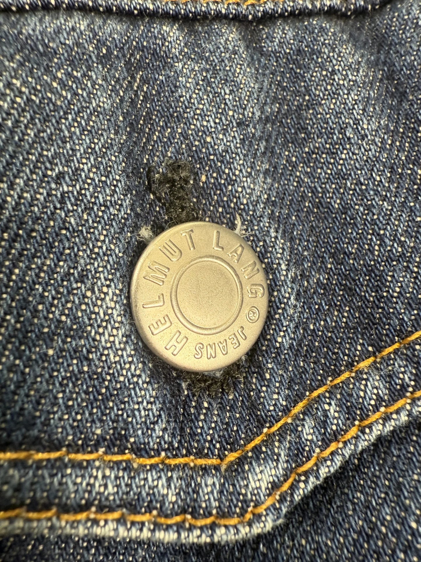 Giacca Denim Helmut Lang Archive 1999 Classic Denim Jacket Blu Donna Made in Italy | Taglia 38 IT