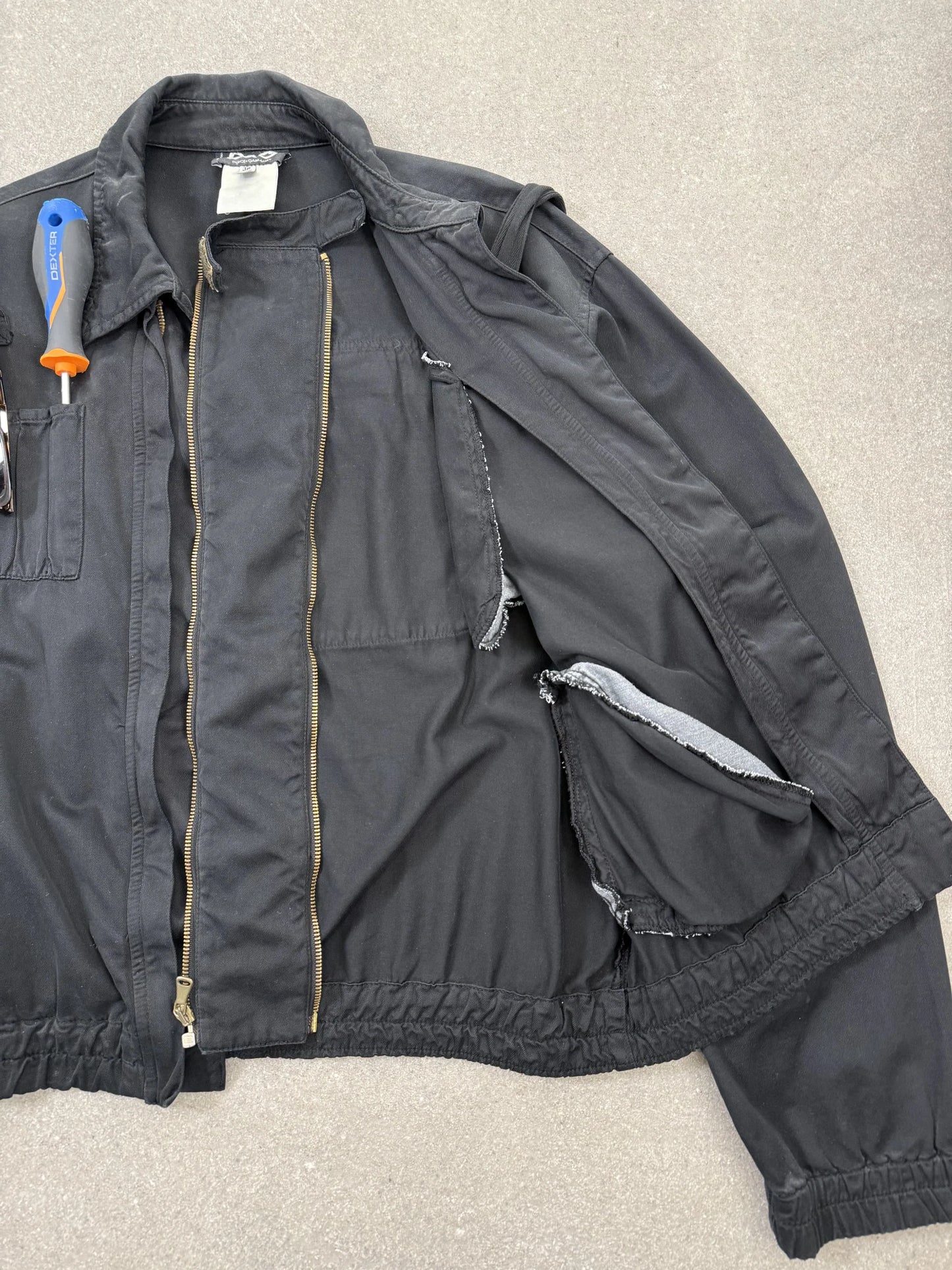 D&G Dolce & Gabbana AW 2006 Archive Giacca Modulare Utility Tactical Nero | Taglia IT 50