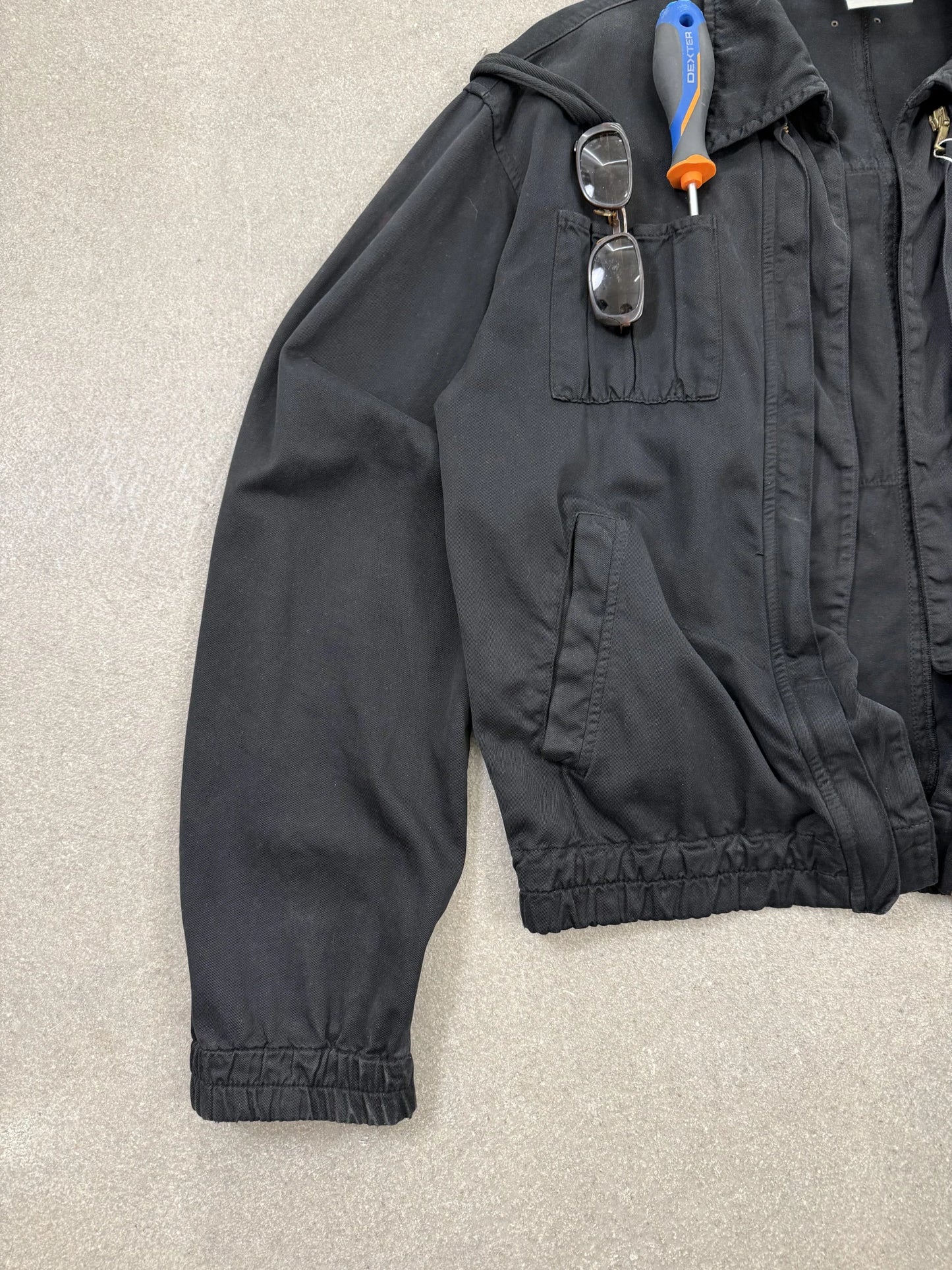 D&G Dolce & Gabbana AW 2006 Archive Giacca Modulare Utility Tactical Nero | Taglia IT 50