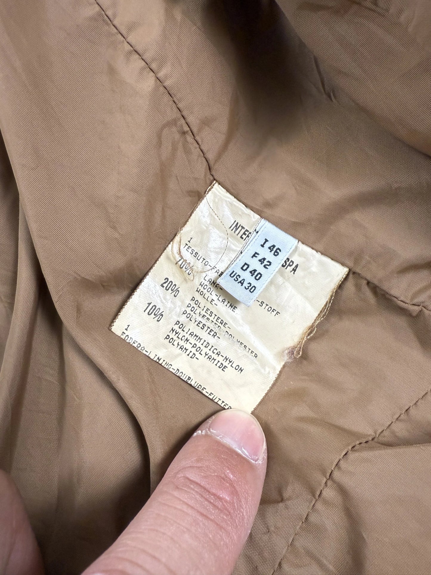 Giacca Marithé François Girbaud Vintage Archive Nocciola | 46IT - L