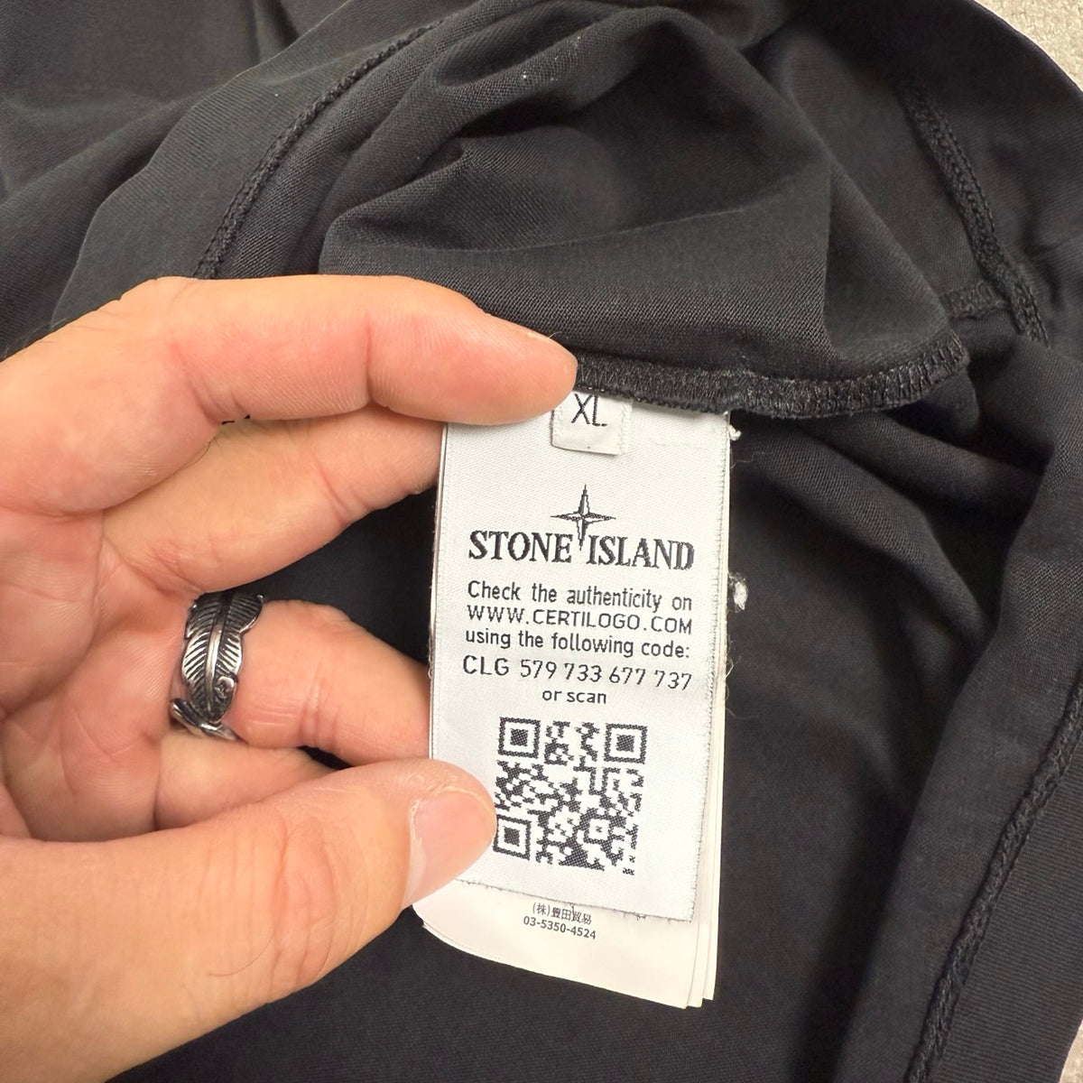 2021 Stone Island Maglia a Maniche Corte con Taschino e Logo | Taglia XL