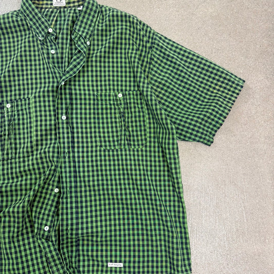 1987 archivio C.P. Company Camicia a Quadri Verde | Taglia 4 - XL