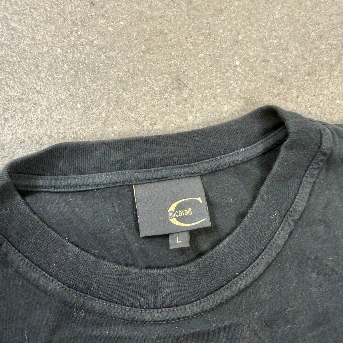 2004 Cavalli Maglia a Maniche Lunghe con Grafica | Taglia L