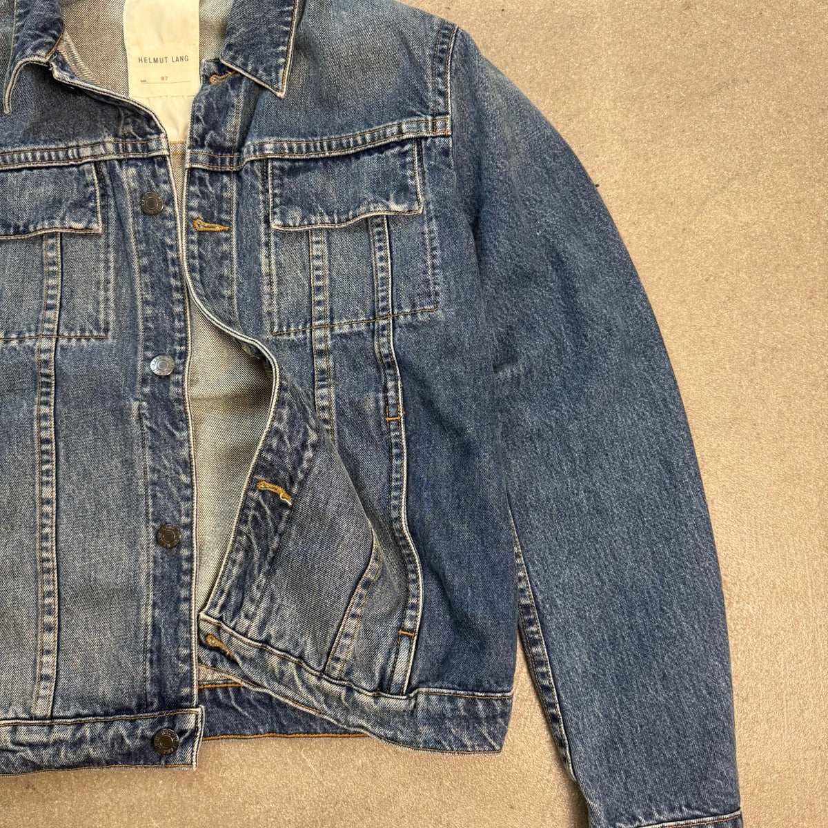 2017 Helmut Lang Giacca Tucker Denim Re-Edition | Taglia M