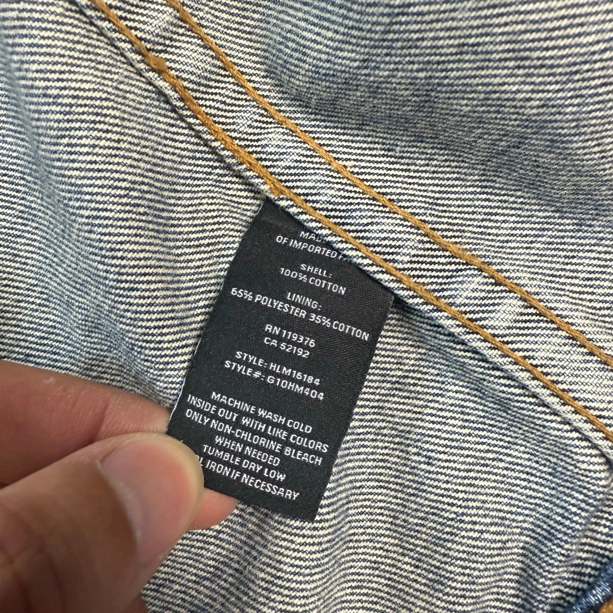 2017 Helmut Lang Giacca Tucker Denim Re-Edition | Taglia M