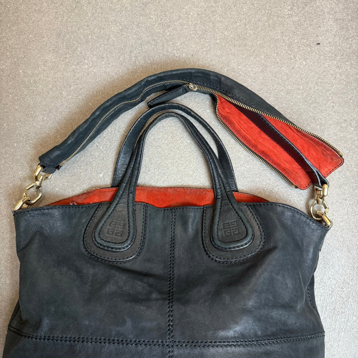 2011 archivio Givenchy Borsa Nightingale 4G Logo | Medium