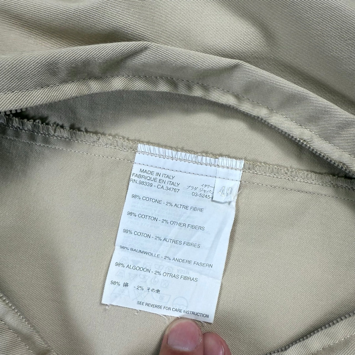 1999 archivio Prada Sport Beige gonna utility doppia zip | taglia 40 IT