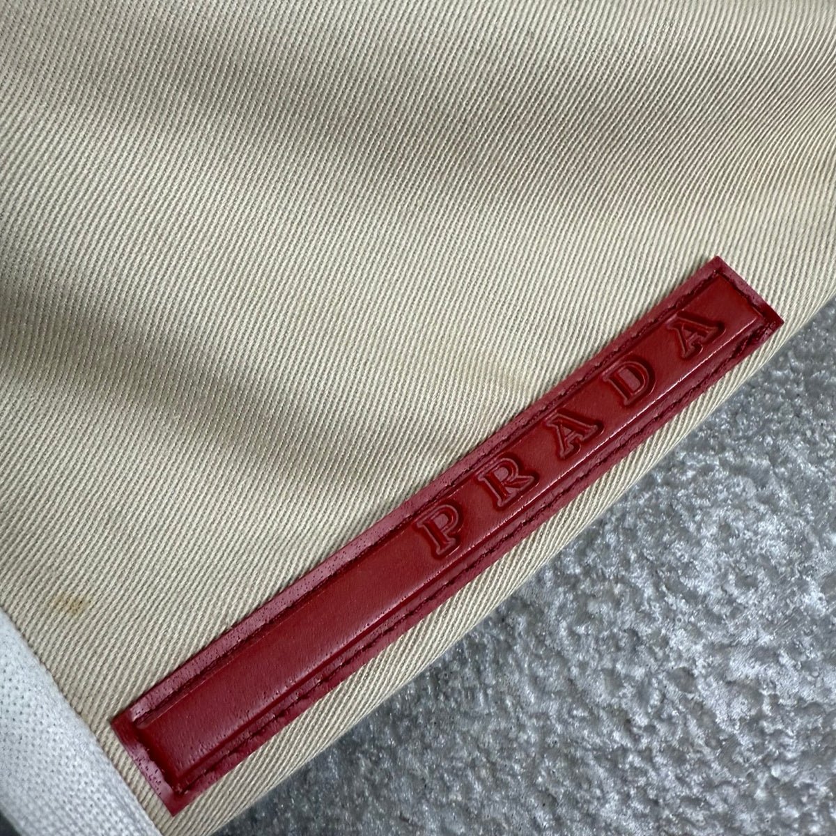 1999 archivio Prada Sport Beige gonna utility doppia zip | taglia 40 IT