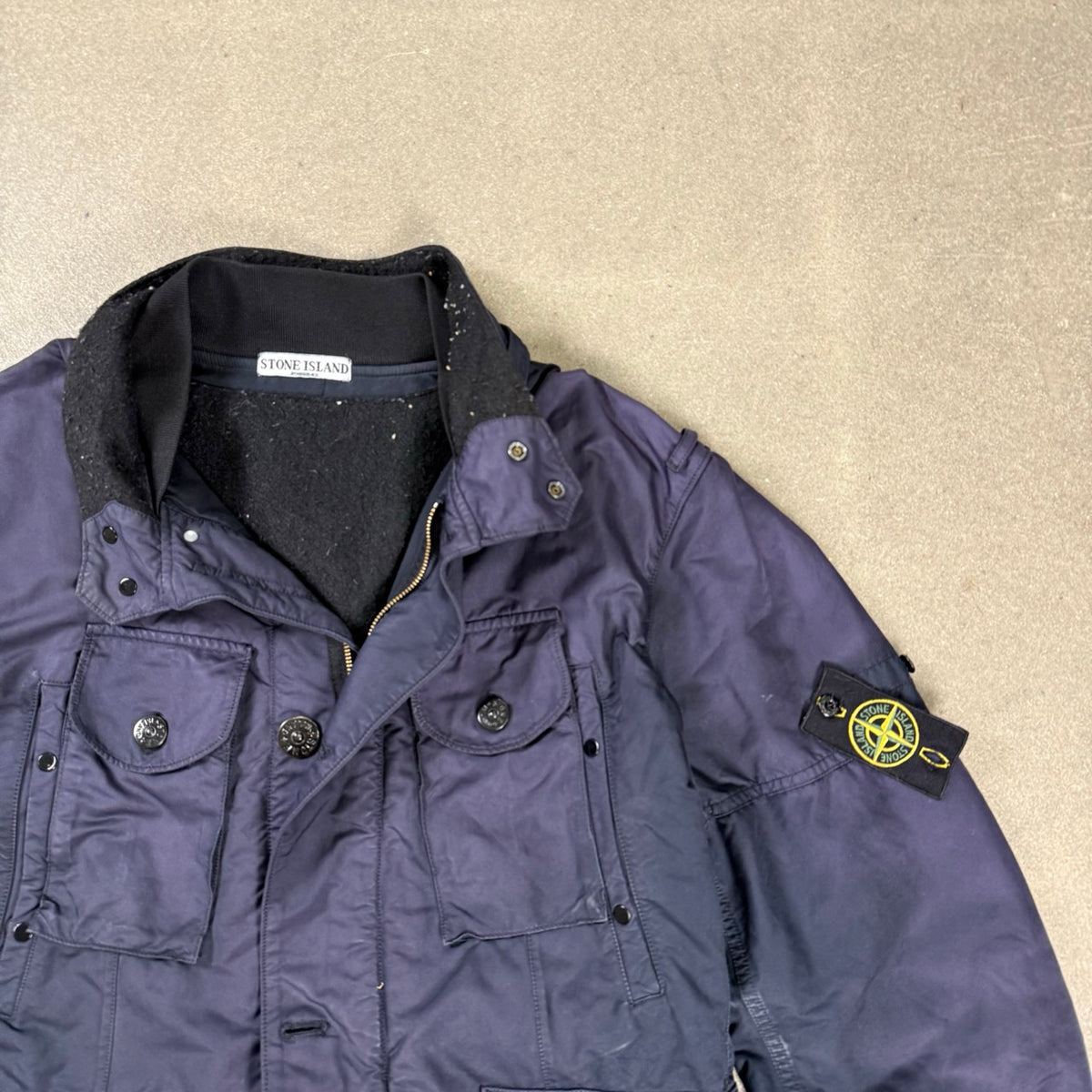2010 Giacca Stone Island Field in Nylon Blu Notte | Taglia XXL