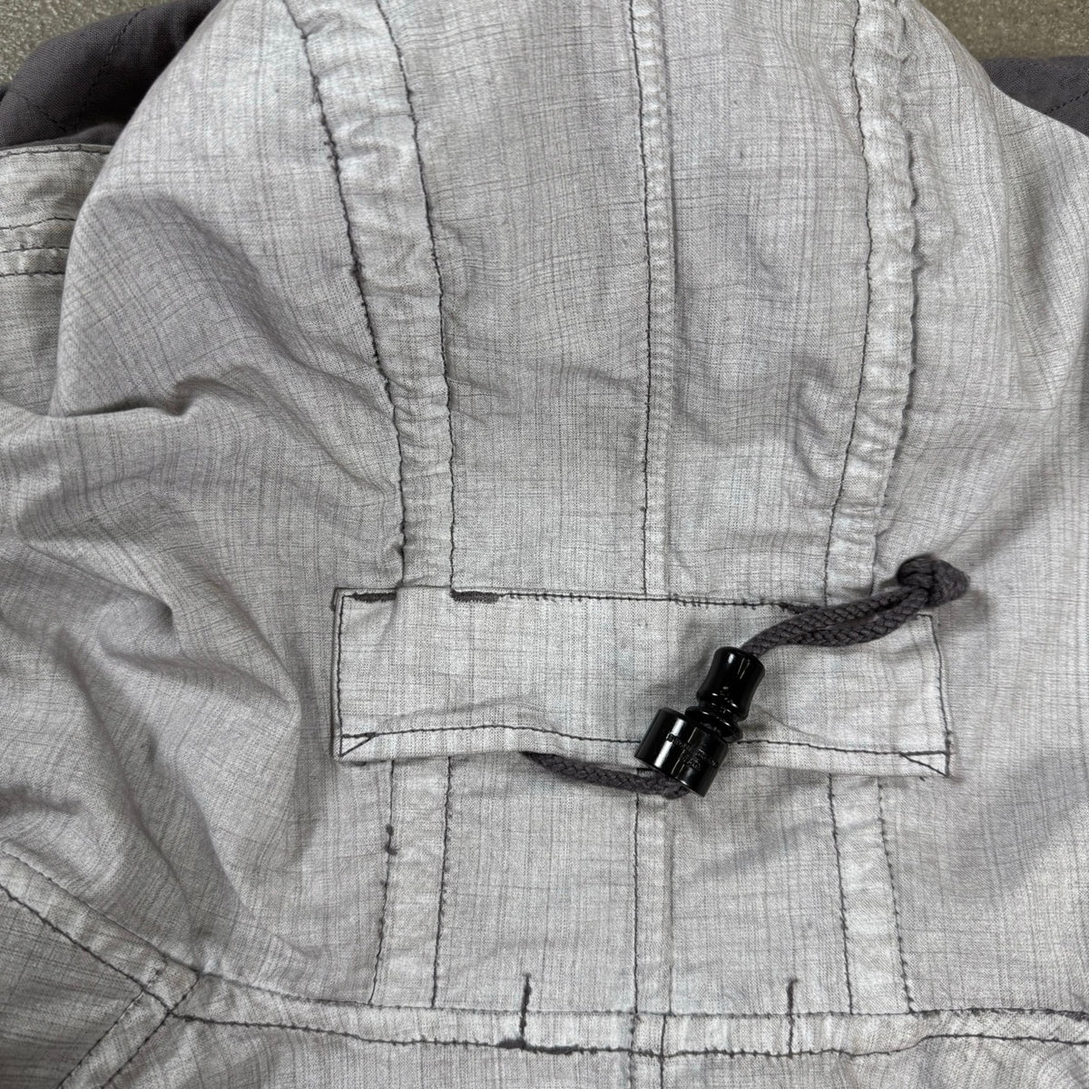 2007 Giacca Stone Island Spalmata Grigia Cross-Hatch | Taglia M