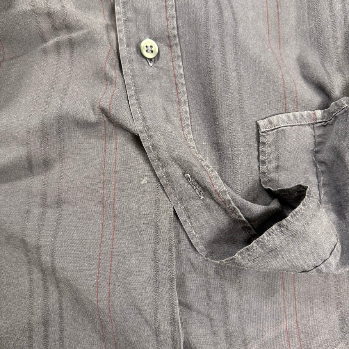 2002 archivio C.P. Company Camicia Viola Scuro A Righe | Taglia 4 (L/XL)