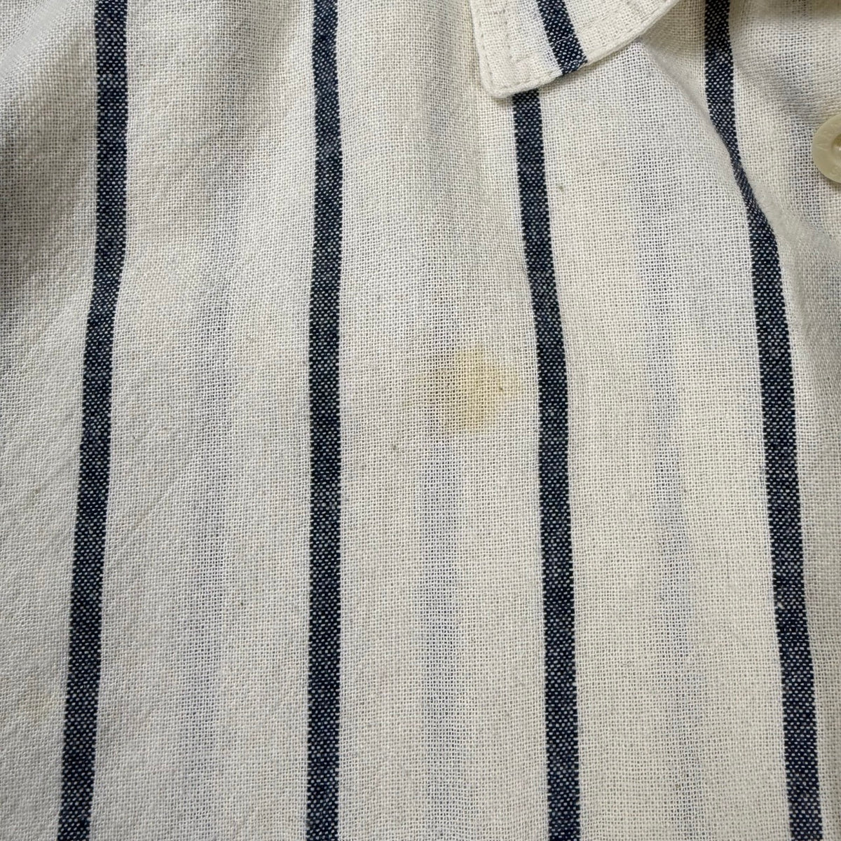 1996 archivio Armani Camicia Bowling a Righe con Maniche corte | Taglia M