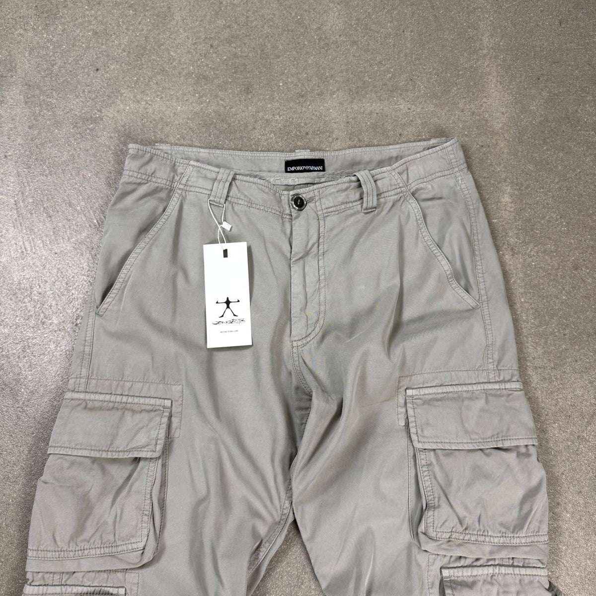 2000s archivio Armani Pantaloni Cargo a Zampa | Taglia
