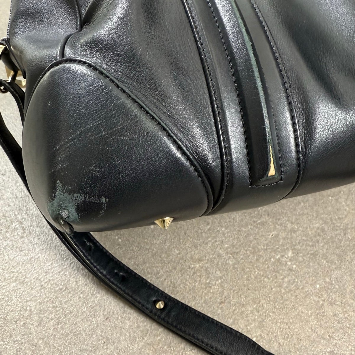 2013 Givenchy Borsa a Spalla Lucrezia in Pelle Nera | Taglia Medium