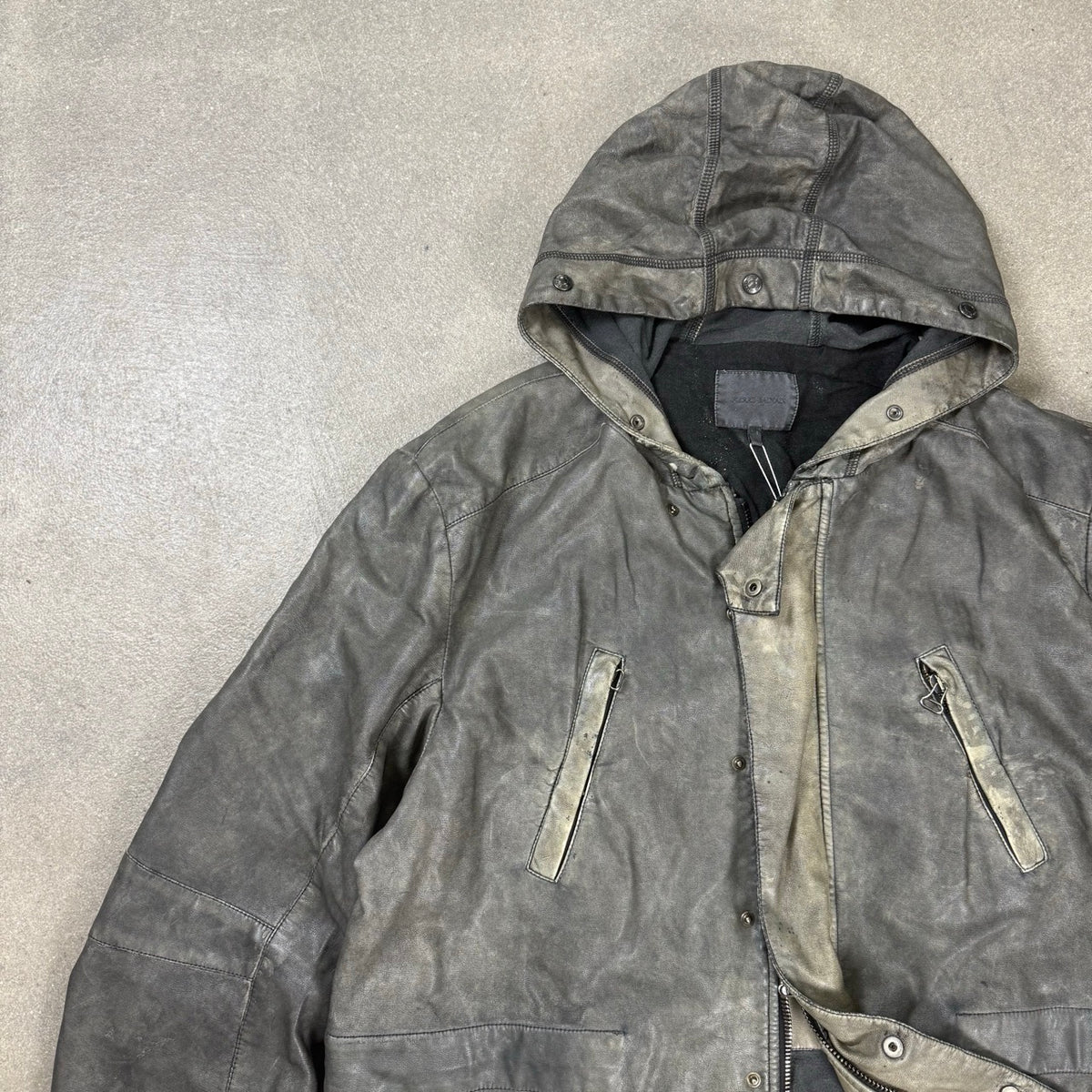 2012 archivio Pierre Balmain Parka Khaki Faded | Taglia 54IT