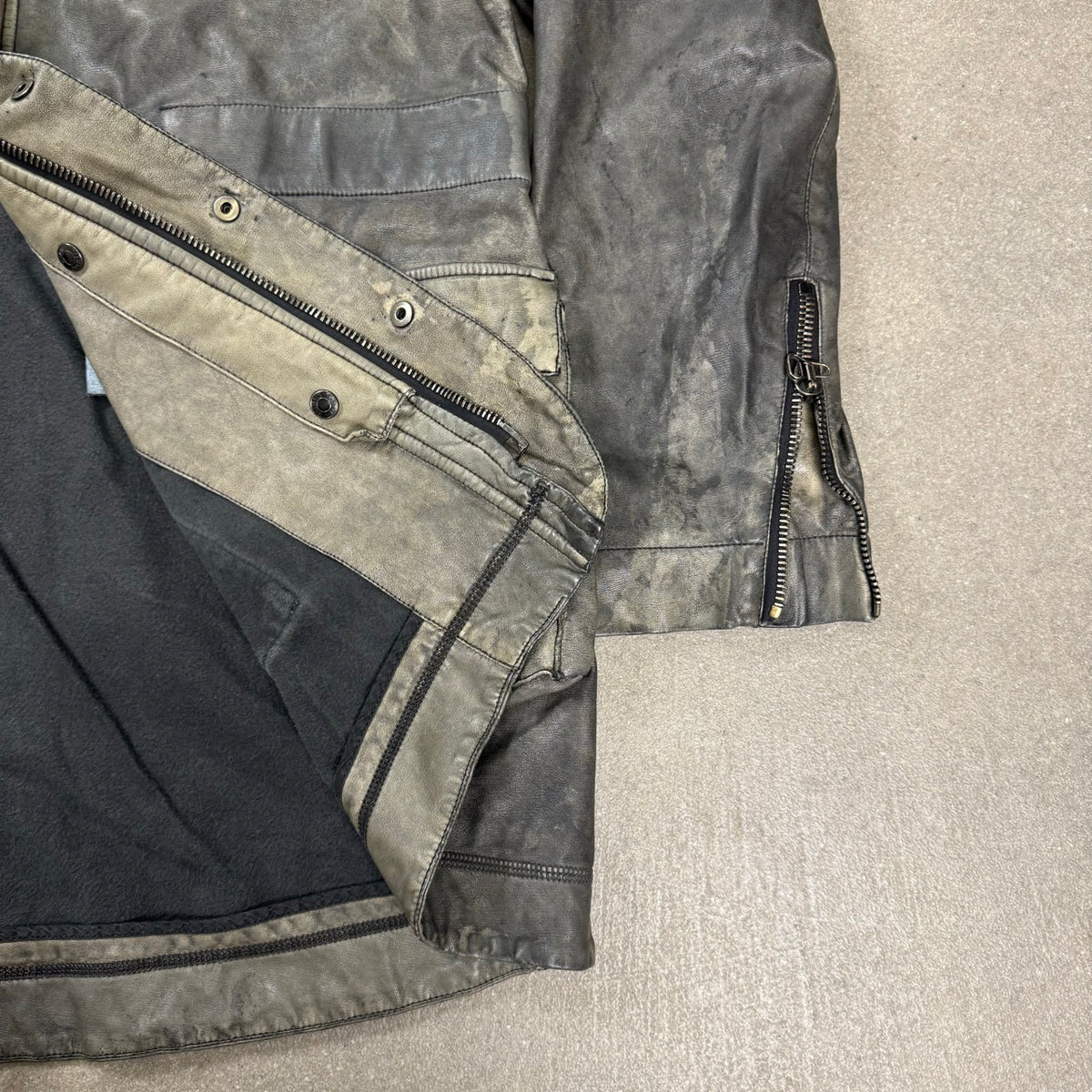2012 archivio Pierre Balmain Parka Khaki Faded | Taglia 54IT