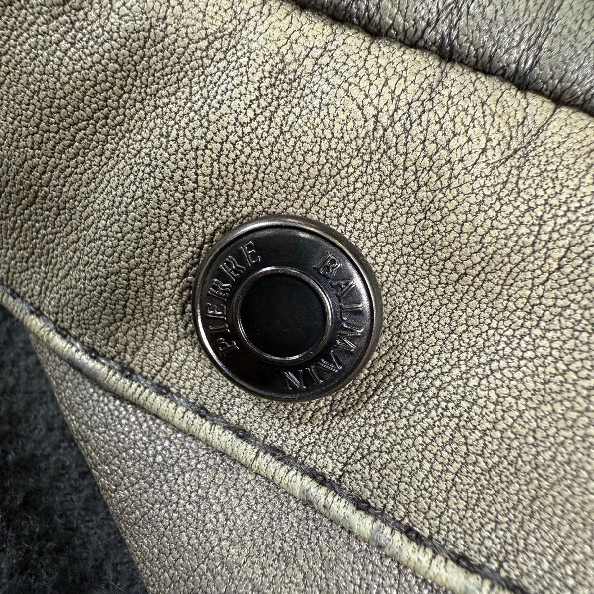 2012 archivio Pierre Balmain Parka Khaki Faded | Taglia 54IT