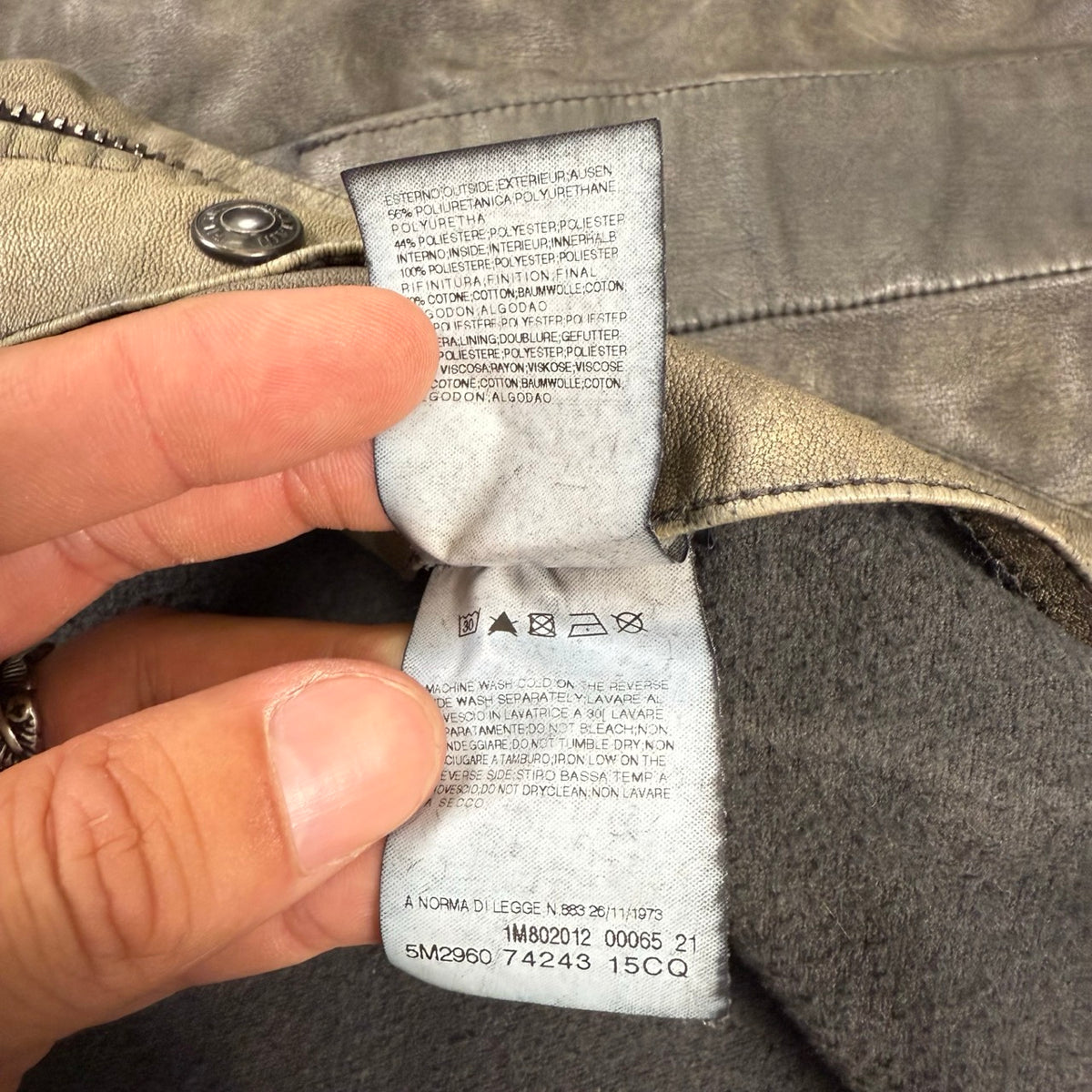 2012 archivio Pierre Balmain Parka Khaki Faded | Taglia 54IT