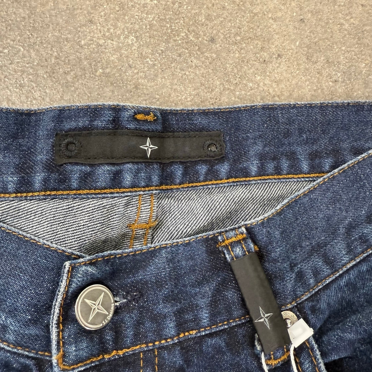 1996 Stone Island Denims Vintage Jeans Blu Indigo | Taglia W38