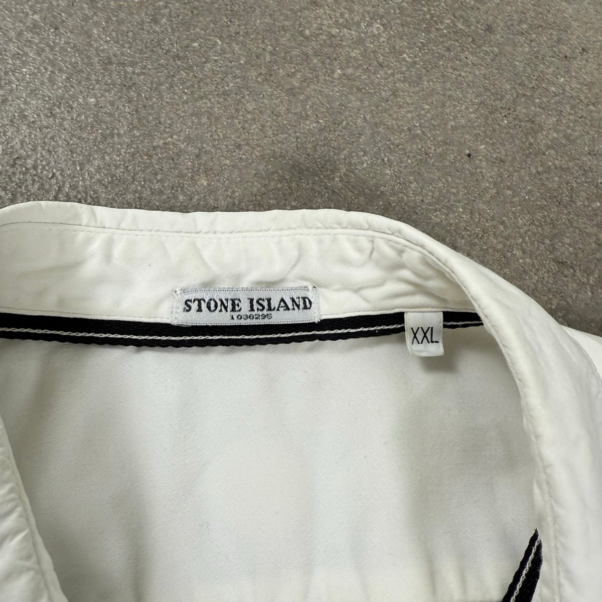 2000s archivio Stone Island Camicia Maniche Corte 4 tasche | Taglia XXL