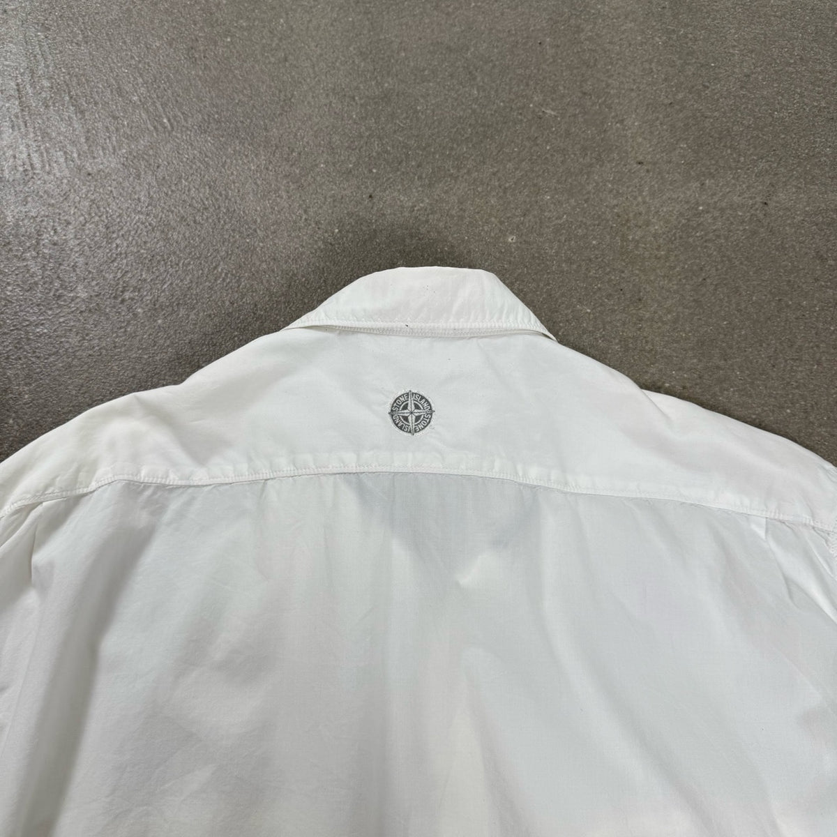 2000s archivio Stone Island Camicia Maniche Corte 4 tasche | Taglia XXL