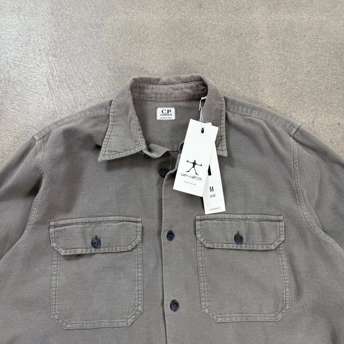 1998 archivio C.P. Company Giacca Camicia Grigio | Taglia 3 - M