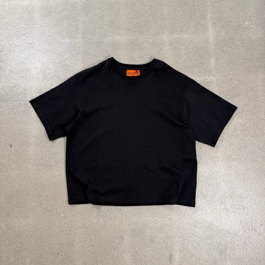 Reclaimed Icon Maglia Boxy 200gsm | Nera
