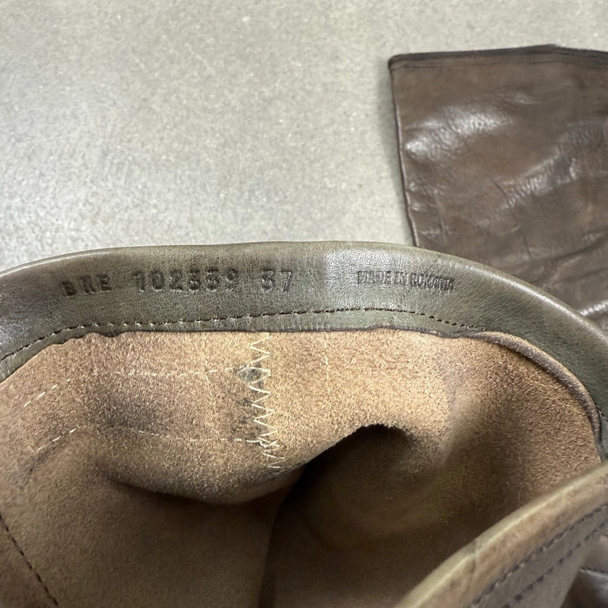2002 archivio Dirk Bikkembergs Stivali Alti in Pelle Tacco Metallo con Logo B | Taglia 37