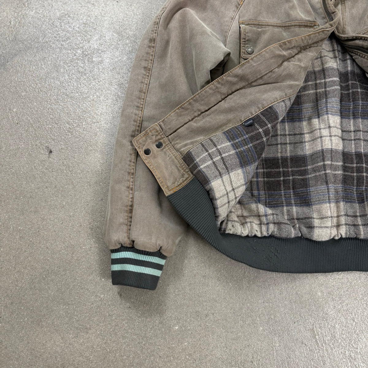 2004 D&G Giacca Bomber in Velluto a Coste Moka | Taglia M