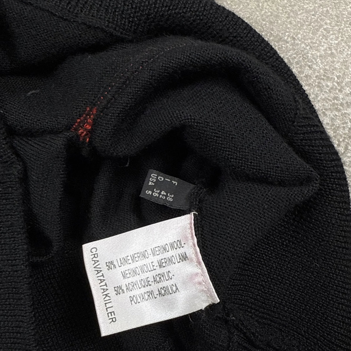Le Jean de Marithé François Girbaud Vintage 2000s Graphic Knit Sweater