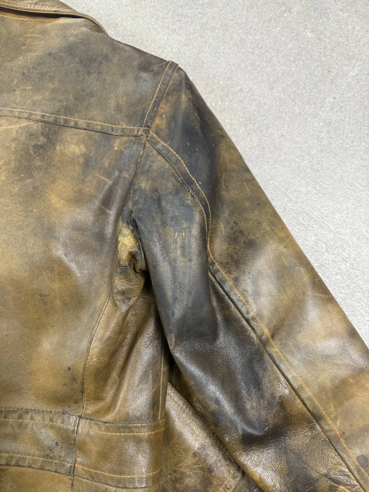 A/W 2004 Cavalli Archive Giacca Field in Cotone Cerato Effetto Pelle | Taglia 50IT