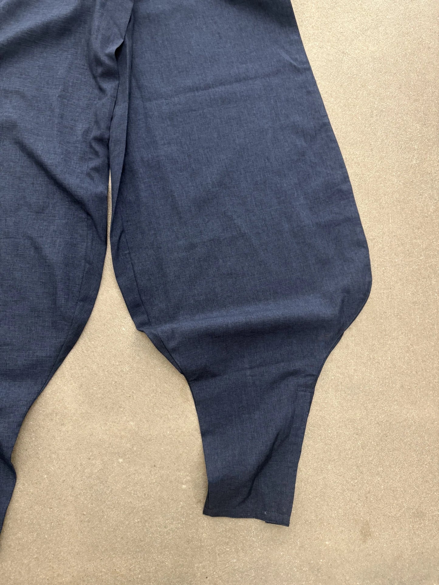 Pantaloni Nikka Pokka Giapponesi Natsutobi Blu - Taglia S (77cm)