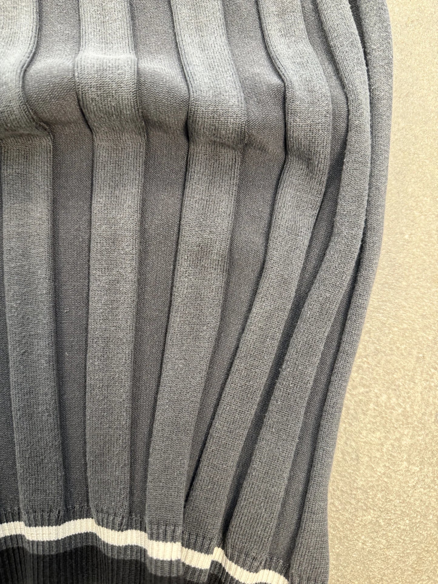 Gilet Armani Collezioni S/S 2006 Misto Seta Grigio Tennis Vest | Taglia 50
